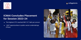 ICMAI Placements Concludes with 297 Offers Made; Highest CTC Offered is INR 19.7 LPA